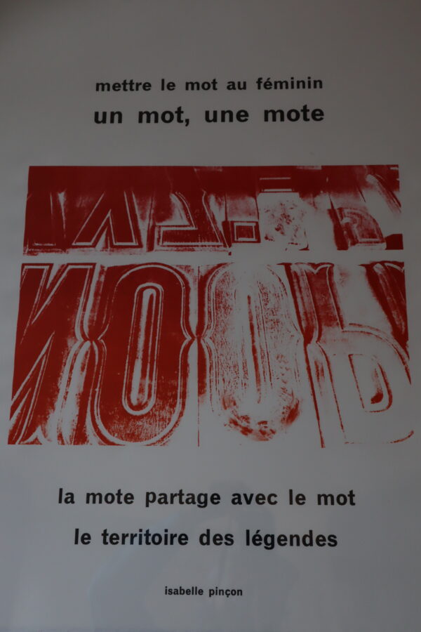 Un mot, une mote